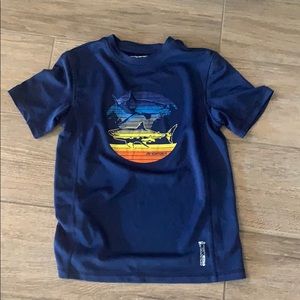 Kids blue sun SPF 50 SPF shirt 10/12 rash guard